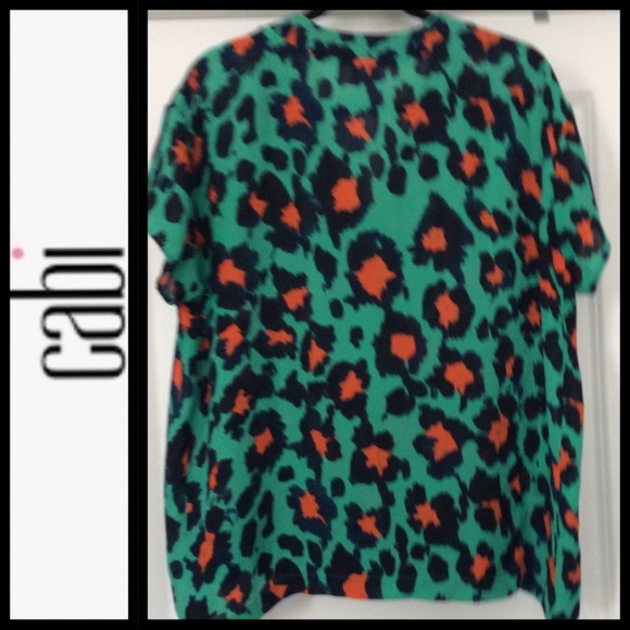 CAbi Rita Animal Print Blouse - Picture 6 of 6